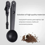 Coffee Machine Cleaning Brush Tool with Measure Scoop Spoon, Coffee Machine Cleaning Tool