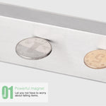 Kitchen Free Punching Wall-mounted 304 Stainless Steel Magnetic Knife Holder, Size:31x4x1.5cm, Size:31x4x1.5cm
