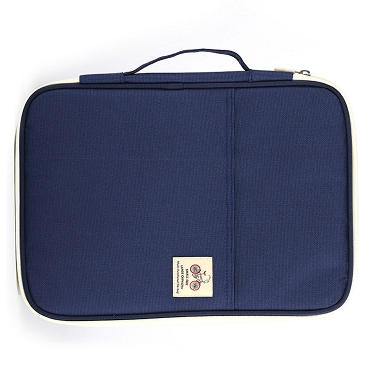 Office Supplies Multi-purpose Zipper Document Folder A4 Storage Bag
