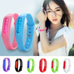10 PCS Anti-mosquito Silicone Repellent Bracelet Buckle Wristband Bugs Away, Suitable for Children and Adults, Length:23cm, Random Color Delivery, 10 PCS