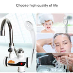 3s Fast Heat Electrothermal Rotatable Faucet Water Tap with Indicator Light, 220V, Size: S, Indicator Light / Size: S