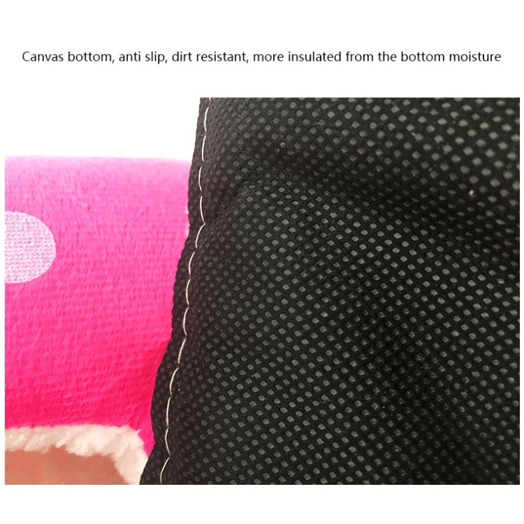 Strawberry Shaped Foldable Short Plush Pet House Nest, Size: M, Red, Size M, Pink, Size M, Blue, Size M, Purple, Size M