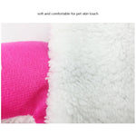 Strawberry Shaped Foldable Short Plush Pet House Nest, Size: M, Purple, Size M, Red, Size M, Pink, Size M, Blue, Size M