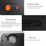 Household Commercial Food Vacuum Plastic Packaging Machine Sealer Closer Machine, EU Plug, Food EU Plug (Black), Food EU Plug (White)