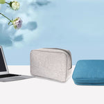 Simple Multi-functional Digital Device Travel Storage Bag for Phones, Power Bank, U-disk, Earphones, Data Cable and etc, Small Size: 16*11*5cm, Size: 16*11*5cm Black, Size: 16*11*5cm Pink, Size: 16*11*5cm Grey, DY01 16x11x5cm