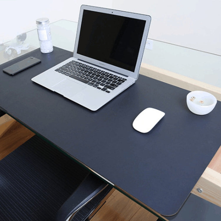 Multifunction Business Double Sided PU Leather Mouse Pad Keyboard Pad Table Mat Computer Desk Mat, Size: 120 x 60cm, Size: 120 x 60cm(Black Red), Size: 120 x 60cm, Size: 120 x 60cm(Green + Silver), Size: 120 x 60cm(Blue + Yellow)