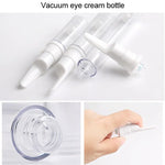 5 PCS Clear Empty Travel Portable Refillable Plastic Pump Bottle Containers, 15ml, 15ml