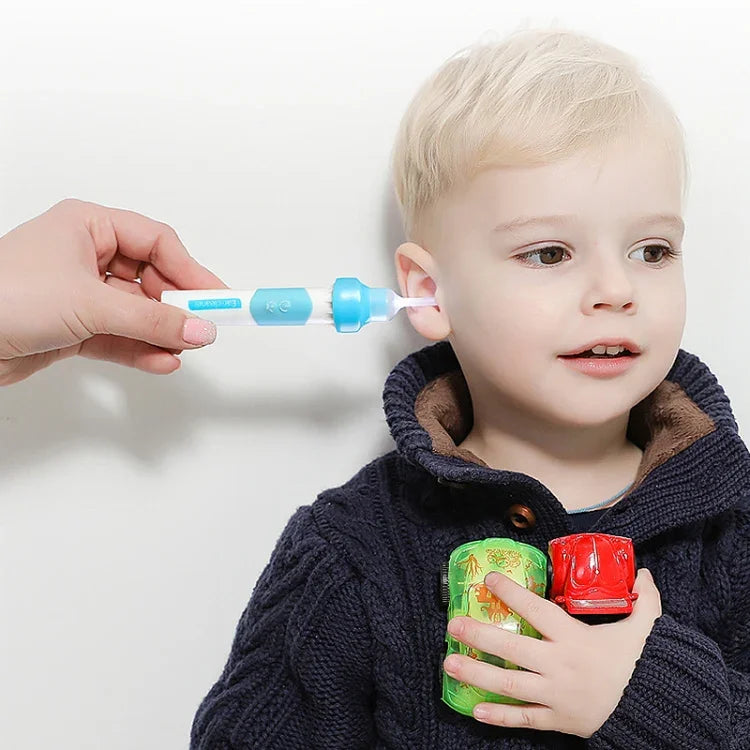 Ear-cleaner Children Gleamy Electric Gentle and Effective Ears Cleaning Device, Ear-cleaner