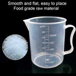 500ml Thin Section PP Plastic Flask Digital Measuring Cup Cylinder Scale Measure Glass Lab Laboratory Tools, 500ml Measuring Cup