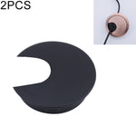 2 PCS Desk Computer Desktop Zinc Alloy Round Threading Box Hole Cover, Hole Diameter: 35mm (Bright Gold), 35mm Bright Gold, 35mm Green Bronze, 35mm Red Bronze, 35mm Matte Black, 35mm Matte Silver, 35mm Brushed Steel