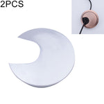 2 PCS Desk Computer Desktop Zinc Alloy Round Threading Box Hole Cover, Hole Diameter: 35mm (Bright Gold), 35mm Bright Gold, 35mm Green Bronze, 35mm Red Bronze, 35mm Matte Black, 35mm Matte Silver, 35mm Brushed Steel