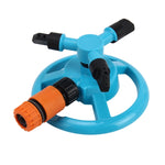 Garden Automatic Rotating Nozzle 360 Degree Rotary Automatic Sprinkler Garden Lawn Watering Nozzle Irrigation Nozzle with 1/2 inch Water Hose Connector, With 4 inch Water Hose Connector