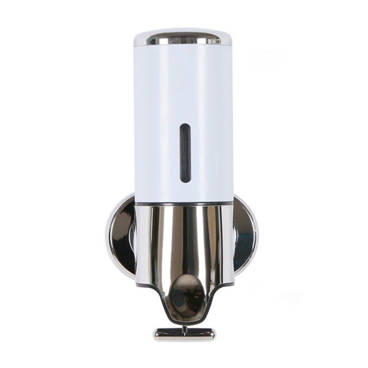 Hotel Shower Manual Dispenser Wall Mounted Washing Liquid Shampoo Soap Bottle, Capacity: 500ml, 500ml/White, 500ml/Dark Red, 500ml/Green, 500ml/Gold, 500ml/Blue, 500ml/Purple, 500ml/Silver