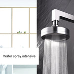 Removable and Washable 304 Stainless Steel Round Pressurized Top Spray Shower Head, Size: 118mm, Pattern H