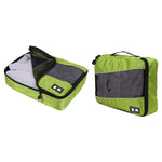 3 PCS / Sets Multi-function Football Texture 210D Polyester Waterproof Travel Clothes Underwear Storage Bag