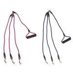 Pet Dog Nylon 3 in 1 Traction Rope Pet Walking Leads With Handle, Length: 124cm, 3 in 1 Traction 124cm Blue