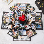 Surprise Hexagon Blooming DIY Handmade Album Creative Photo Box Star Gift Box, Handmade Album