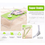 Plastic Mat Adjustable Portable Laptop Table Folding Stand Computer Reading Desk Bed Tray, Plastic Mat, Plastic Mat (Wood), Plastic Mat (Sapphire Blue)