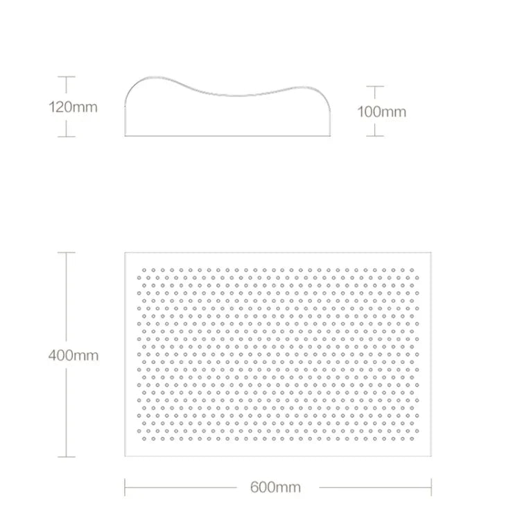 Original Xiaomi Youpin 8H Z2 Natural Latex Pillow Soft Breathable Spine Protection Massage Care Pillow with Cotton Pillowcase