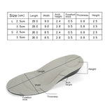 3.5cm PU Breathable Sport Height Increase Insoles, Size: L, Size: L (3.5cm)