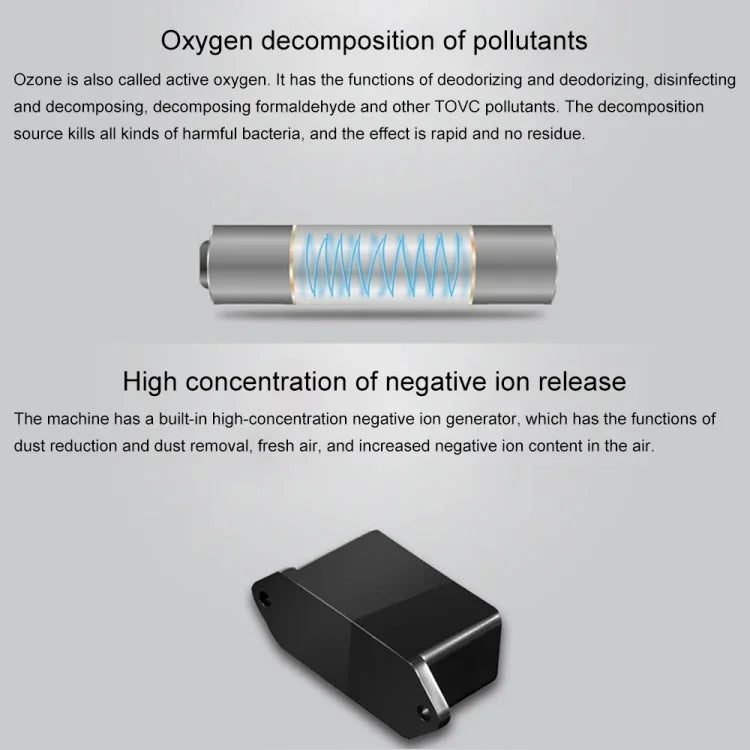 Nobico XD05A Portable Air Purifier Household Ozone Disinfection Machine, XD05A