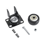 2 PCS 2 inch Furniture Cabinet Coffee Table Silent Screw Universal Wheel, 2 inch Screw Universal Wheel