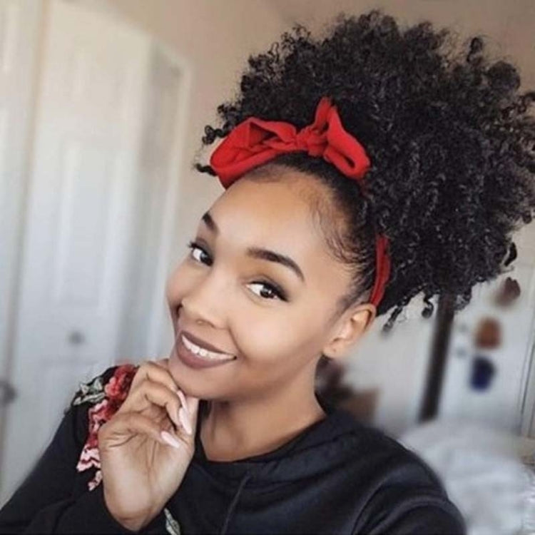 FBBZT02 European and American Black People Explosion Head Fluffy Curl Hair Net Wig