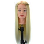 Practice Disc Hair Braided Mannequin Head Wig Styling Trimming Head Model, Brown, Black, Marron, Beige