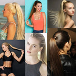 1# Invisible Seamless Bandage-style  Wig Long Straight Hair Wig Ponytail, 1#
