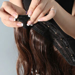 6H27H613# One-piece Seamless Five-clip Wig Long Straight Wig Piece, 6H27H613#