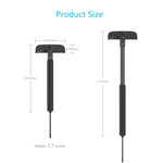 XPREEN XPRE034 Stretchable Handle Stainless Steel Blade Back Shaver Adjustable Back Razor with Lanyard for Men, XPRE034