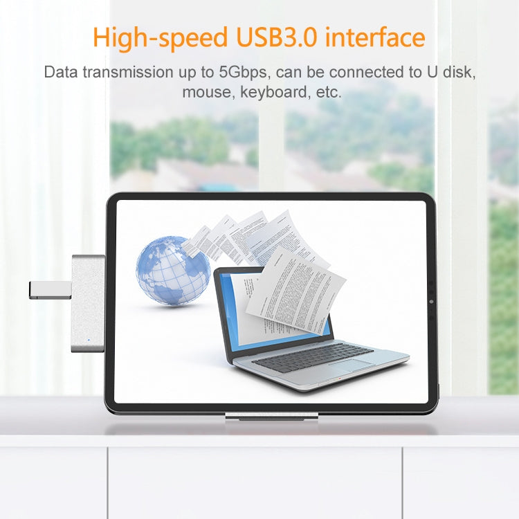 HW-TC29 4 In 1 Type-C / USB-C Multifunctional Extension HUB Adapter iPad Pro Hub