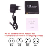 NEWKENG X5 HDMI to DVI with Audio 3.5mm Coaxial Output Video Converter, EU Plug, X5 HDMI to DVI with Audio