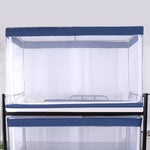 Student Dormitory Square Ceiling Zipper Mosquito Net Encryption Zipper Three Door Defence Mosquito for Upper Berth, Upper Berth(Grey), Upper Berth(Blue), Upper Berth(White)