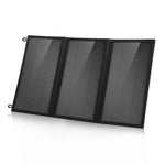 HAWEEL 18W 3 Panels Foldable Solar Panel Charger Bag with 5V / 3.1A Max Dual USB Ports, Support QC3.0 and AFC, 18W 3 Panels
