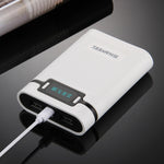 HAWEEL DIY 4 x 18650 Battery (Not Included) 10000mAh Power Bank Shell Box with 2 x USB Output & Display for iPhone, Galaxy, Sony, HTC, Google, Huawei, Xiaomi, Lenovo and other Smartphones, DIY 4 x 18650 10000mAh  Battery (US)                           ...