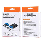 HAWEEL DIY 4 x 18650 Battery (Not Included) 10000mAh Power Bank Shell Box with 2 x USB Output & Display for iPhone, Galaxy, Sony, HTC, Google, Huawei, Xiaomi, Lenovo and other Smartphones, DIY 4 x 18650 10000mAh  Battery (US)                           ...