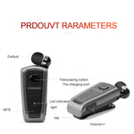 Fineblue F910 CSR4.1 Retractable Cable Caller Vibration Reminder Anti-theft Bluetooth Headset