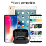 G10 TWS Bluetooth 5.0 Wireless Bluetooth Earphone with Charging Box, Support Digital Display & HD Call & Power Bank, G10