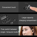 TWS-4 IPX5 Waterproof Bluetooth 5.0 Touch Wireless Bluetooth Earphone with Charging Box, Support HD Call & Voice Prompts, TWS-4