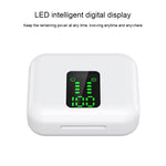 P100pro TWS Bluetooth 5.0 Touch Wireless Bluetooth Earphone with Charging Box & LED Smart Digital Display, Support Siri & Call