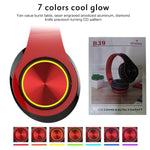 B39 Wireless Bluetooth V5.0 Headset, B39 (Red), B39 (White), B39 (Black Red), B39 (Black)