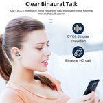 F9-5C Four-bar Breathing Light + Digital Display Noise Reduction Bluetooth Earphone, F9-5C Four-bar Light White, F9-5C Four-bar Light Black