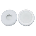 2pcs For JBL E40BT / T450 Headphones Imitation Leather + Foam Soft Earphone Protective Cover Earmuffs, For E40BT / T450 White, For E40BT / T450 Black