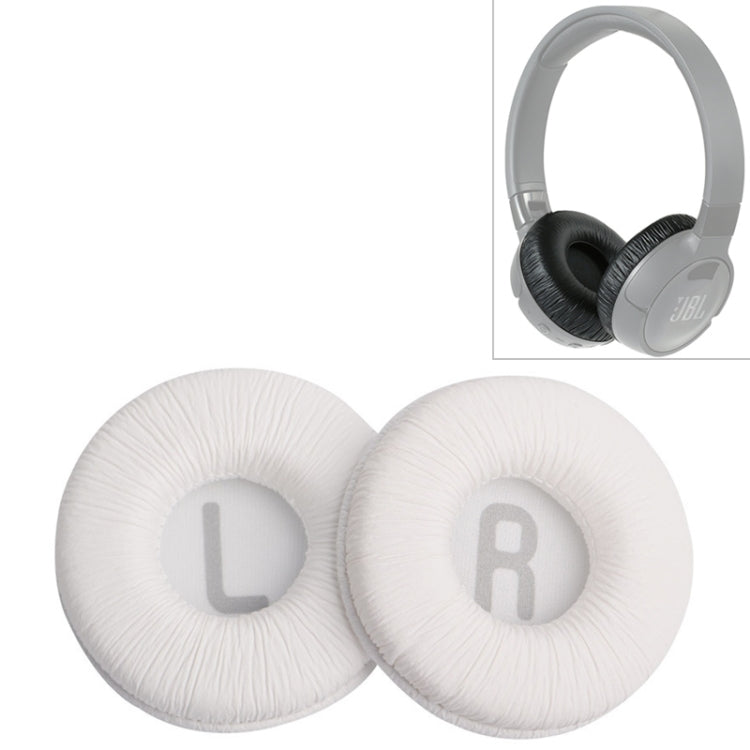 2 PCS For JBL Tune 600BTNC / T500BT / T450BT Earphone Cushion Cover Earmuffs Replacement Earpads with Mesh, Frog Blue, Frog White, Frog Black, Frog Pink