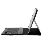 1130B Detachable Bluetooth 3.0 ABS Brushed Texture Keyboard + Lambskin Texture Leather Tablet Case for iPad Pro 11 inch (2018), with Three-gear Adjustment / Magnetic / Sleep Function, 1130B