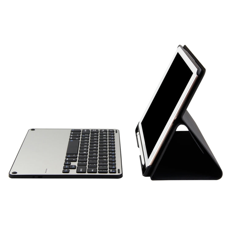 3018 Detachable Bluetooth 3.0 Aluminum Alloy Keyboard + Imitation Cloth Texture Leather Tablet Case for iPad Air / Air 2 / iPad Pro 9.7 inch, with Sleep / Water Repellent Function, 3018
