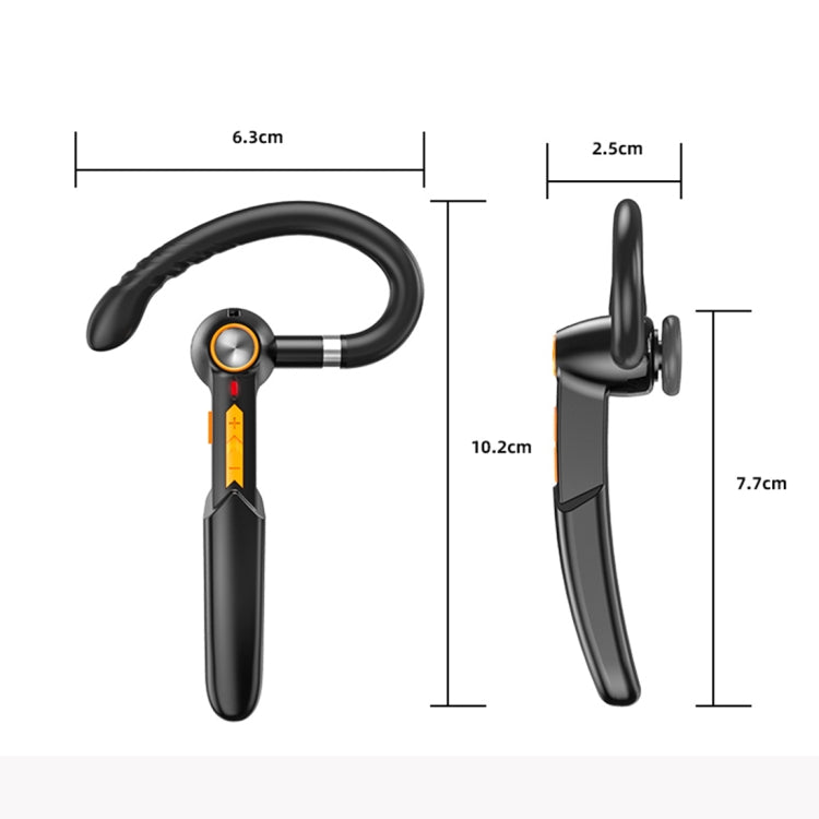 ME-100 TWS Business Rotating Universal True Stereo 5.0 Version Hanging Ear In-Ear Bluetooth Headset