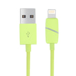 1m Circular Bobbin Gift Box Style 8 Pin to USB Data Sync Cable with Indicator for iPhone, iPad
