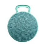 A01L Cloth Texture Round Portable Mini Bluetooth Speaker, Support Hands-free Call & TF Card, A01L Black, A01L Green, A01L Blue, A01L Red
